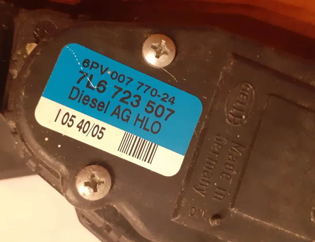 VOLKSWAGEN Touareg 1 generation (2002-2010) Πεντάλ γκαζιού 7L6723507,#12273 17065233