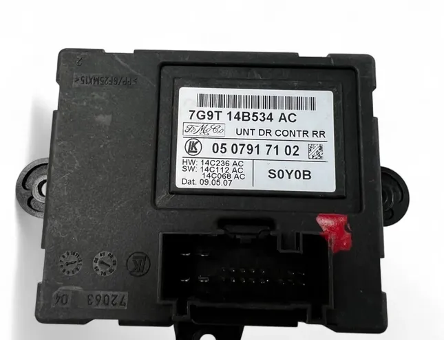 FORD S-Max 1 generation (2006-2015) Μονάδα ελέγχου 7G9T14B534AC 32201156