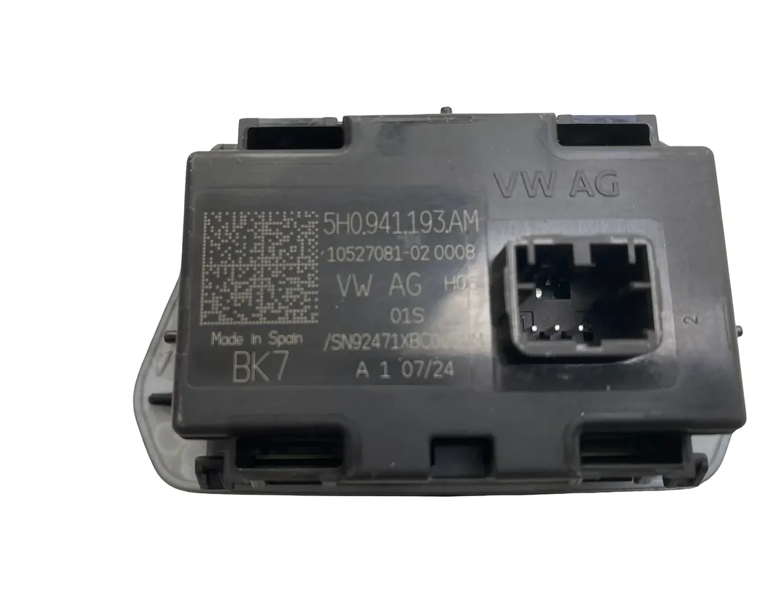 VOLKSWAGEN Golf 8 generation (2019-2023) Μονάδα ελέγχου διακόπτη προβολέων 5H0941193AM 34440566