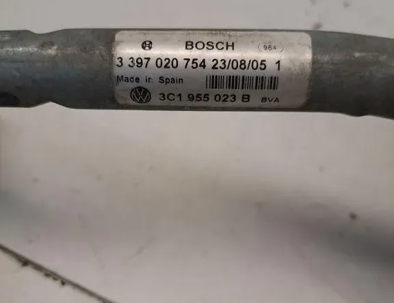 VOLKSWAGEN Passat B6 (2005-2010) Μηχανισμός υαλοκαθαριστήρα μπροστινού παρμπρίζ 3397020754,3C1955023B 34241914