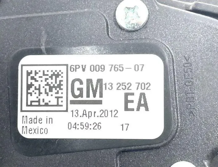 CHEVROLET Volt 1 generation (2011-2015) Πεντάλ γκαζιού 6PV00976507,13252702 24727795