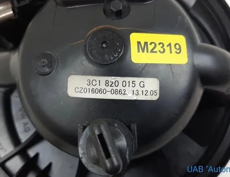 VOLKSWAGEN Passat B6 (2005-2010) Θερμοσίφωνας εσωτερικού χώρου M2319,3C1820015G 31915739