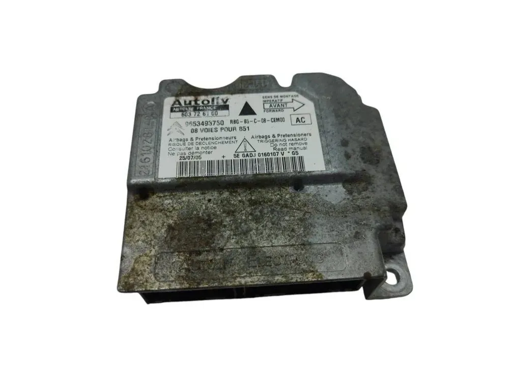 CITROËN C4 1 generation (2004-2011) Μονάδα ελέγχου SRS 9653493780 33931379