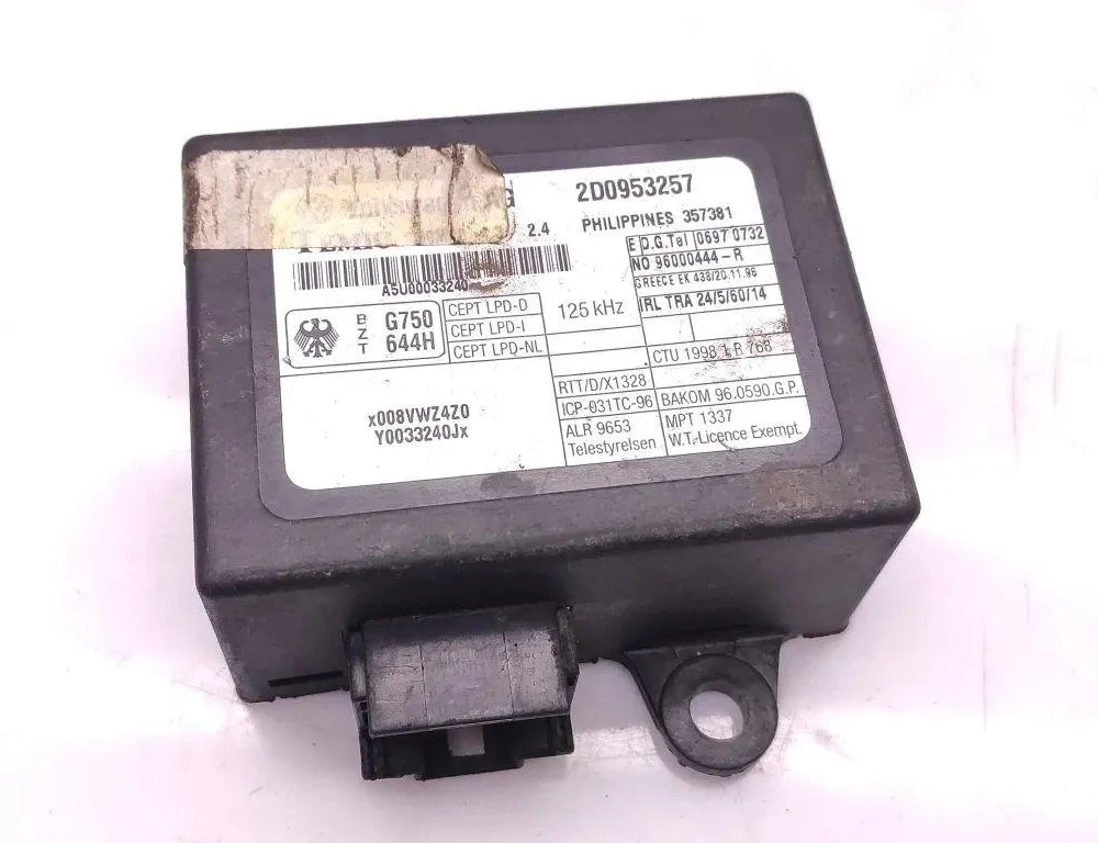 VOLKSWAGEN LT 2 generation (1996-2006) Μονάδα ελέγχου immobilizer 2D0953257 31733572