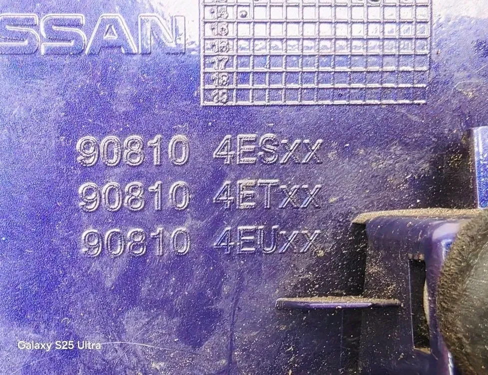 NISSAN Qashqai 2 generation (2013-2023) Διακοσμητικό φως πινακίδας 908104ESXX,908104ETXX,908104EUXX 33615913