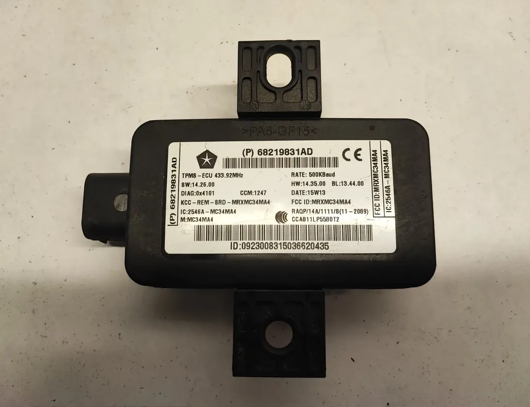 DODGE Charger LD (2010-2024) Μονάδα ελέγχου πίεσης ελαστικών P68219831AD,68219831AD 29813098