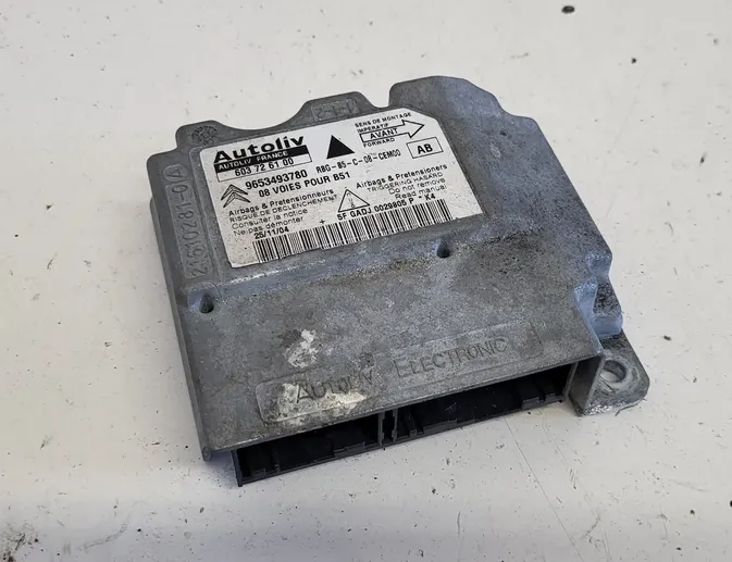 CITROËN C4 1 generation (2004-2011) Μονάδα ελέγχου SRS 9653493780 34905144