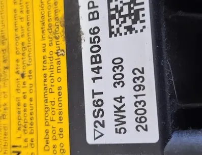 MAZDA 2 1 generation (2003-2007) Μονάδα ελέγχου SRS 2S6T14B056BP 34936331