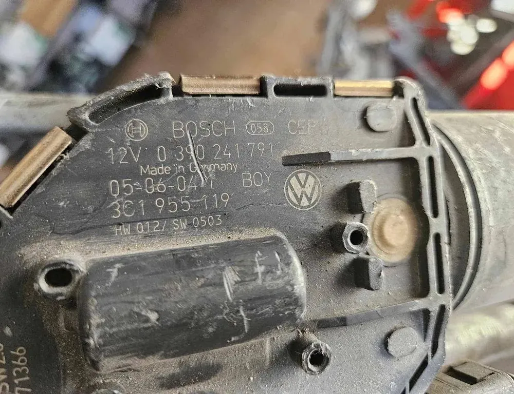 VOLKSWAGEN Passat B6 (2005-2010) Μηχανισμός υαλοκαθαριστήρα μπροστινού παρμπρίζ 3C1955023E,3397020754,3C1955023B 34694871