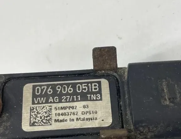 VOLKSWAGEN Golf 6 generation (2008-2015) Αισθητήρας πίεσης DPF 076906051B,1K0131552N 34452506