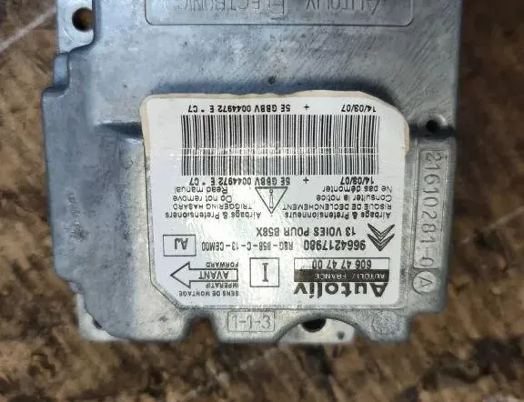 CITROËN C4 Picasso 1 generation (2006-2013) Μονάδα ελέγχου SRS 9664217980,606474700 34894804