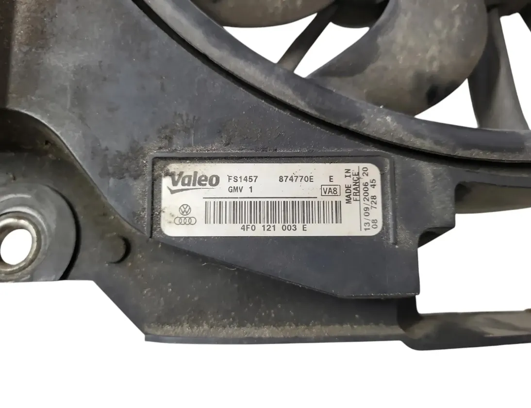 AUDI A6 C6/4F (2004-2011) Ραδιατόρας ανεμιστήρα ψύξης κινητήρα 4F0121003E 27874395