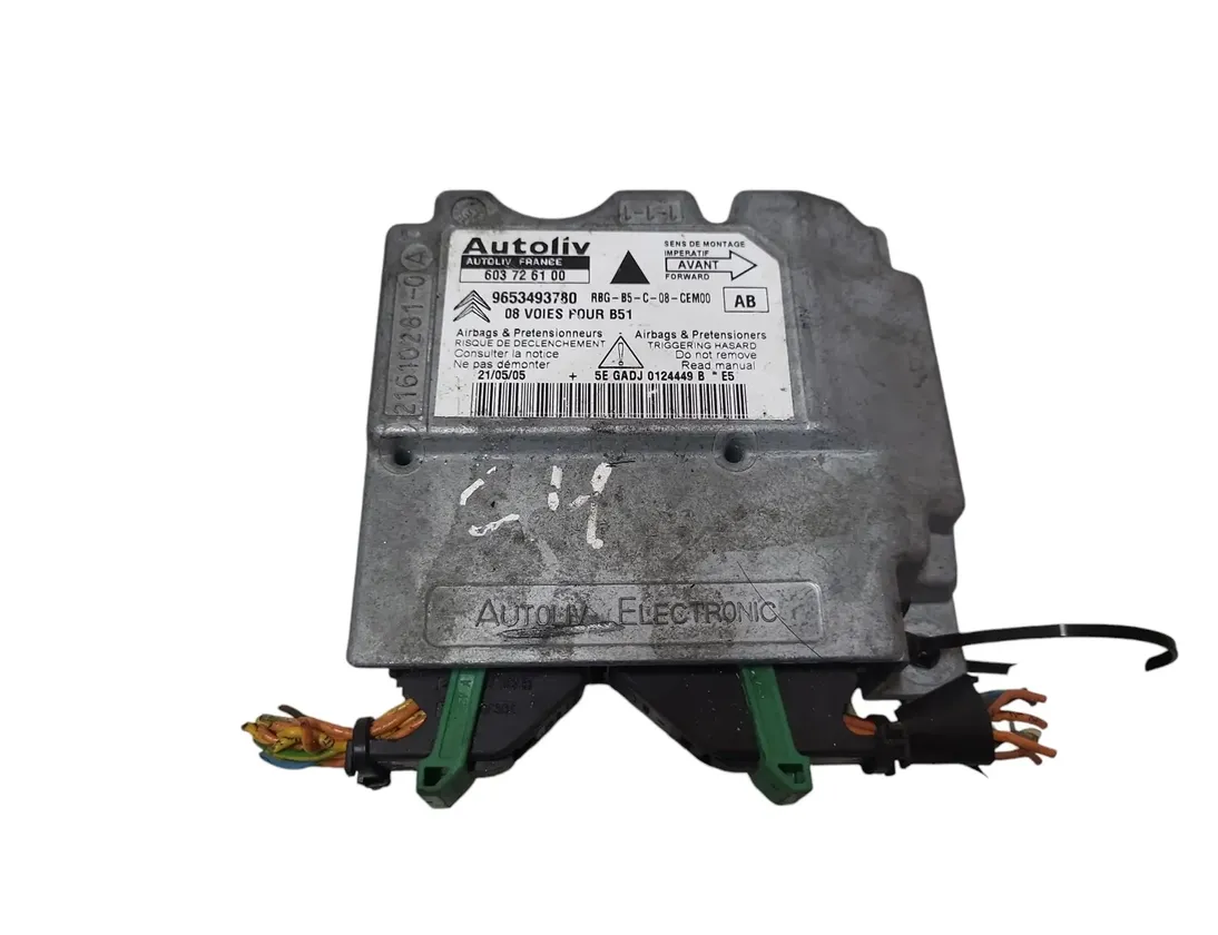 CITROËN C4 1 generation (2004-2011) Μονάδα ελέγχου SRS 9653493780 28679139