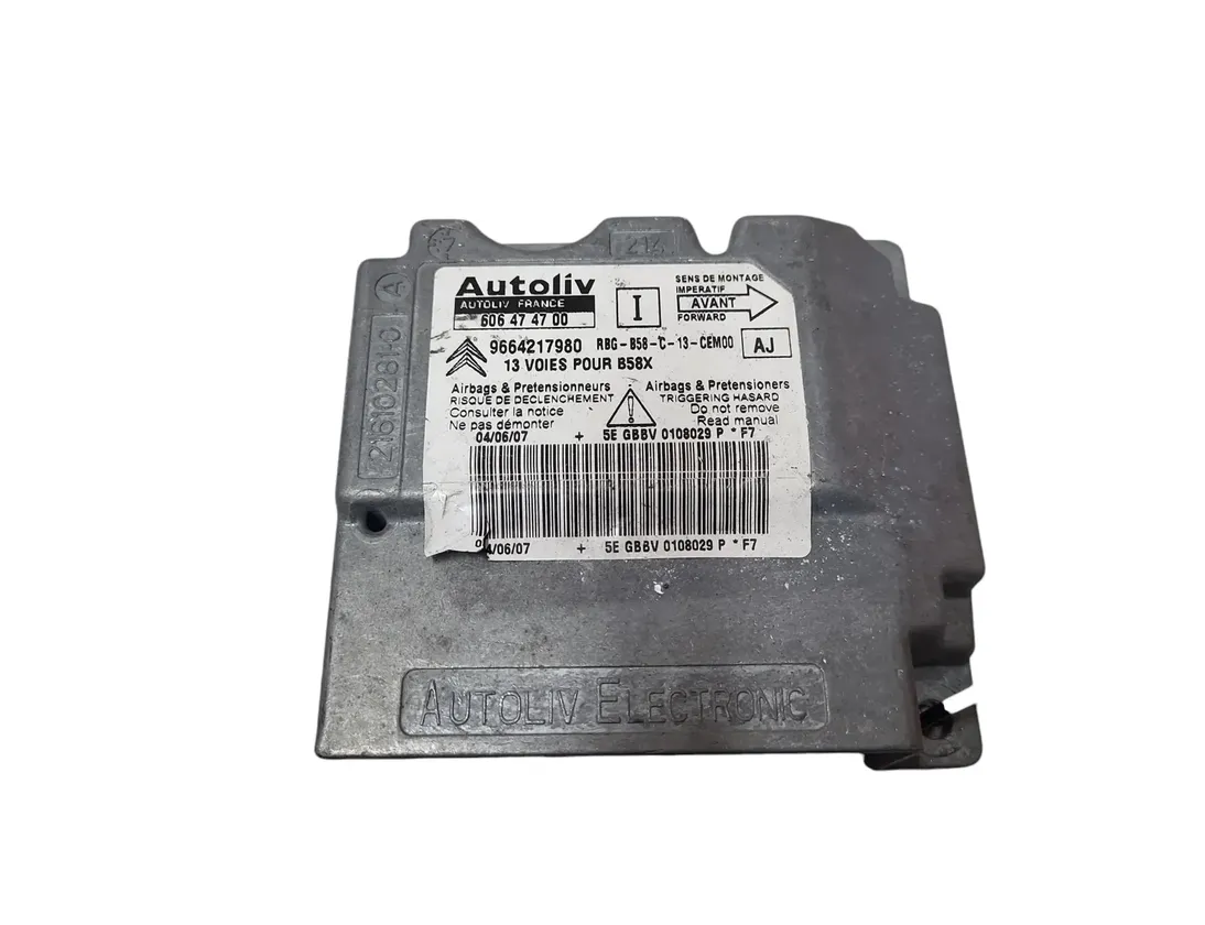 CITROËN C4 Picasso 1 generation (2006-2013) Μονάδα ελέγχου SRS 9664217980 28679145