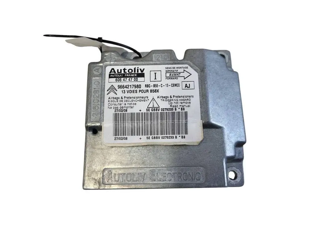 CITROËN C4 Picasso 1 generation (2006-2013) Μονάδα ελέγχου SRS 9664217980 32807248