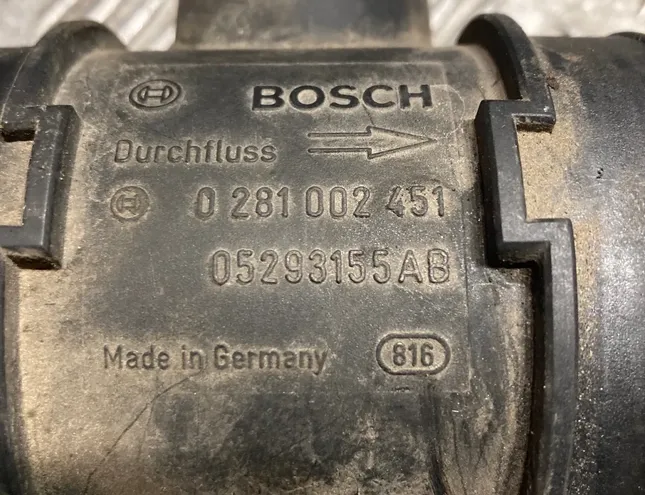 CHRYSLER Voyager 4 generation (2001-2007) Αισθητήρας μάζας αέρα MAF 05293155ab 34832950