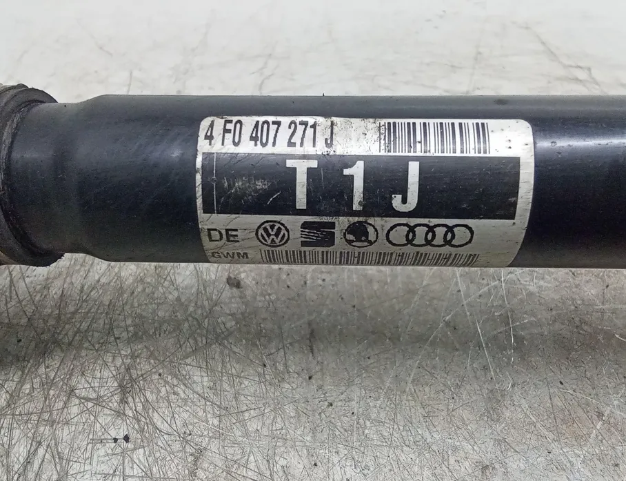 AUDI A6 C6/4F (2004-2011) Μπροστινός αριστερός άξονας μετάδοσης κίνησης 4F0407271J 28700018