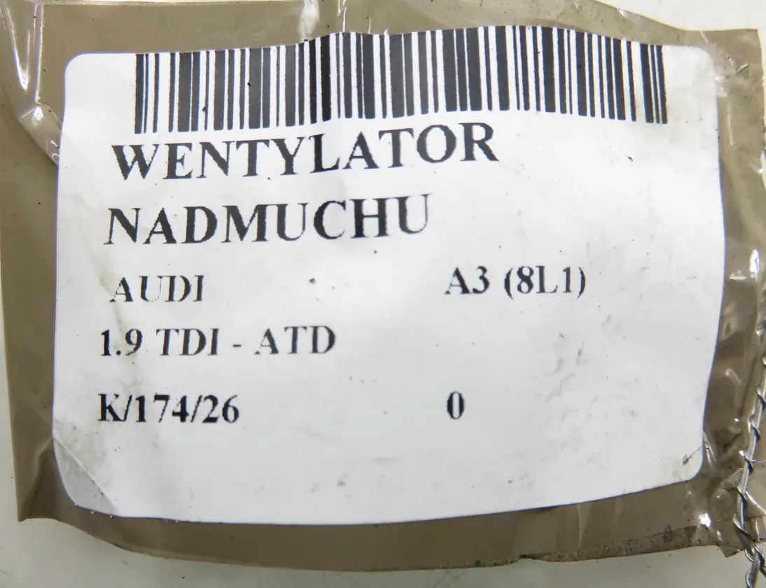 AUDI A3 8L (1996-2003) Ρελέ ανεμιστήρα ανεμιστήρα 2002221 34961514