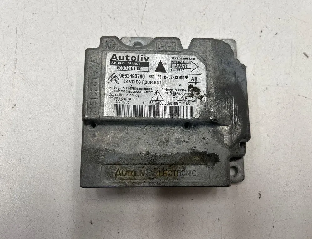 CITROËN C4 Picasso 1 generation (2006-2013) Μονάδα ελέγχου SRS 9653493780,603726100 34106012