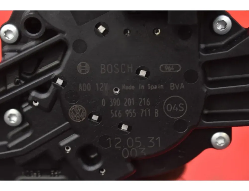 VOLKSWAGEN Golf 6 generation (2008-2015) Μοτέρ υαλοκαθαριστήρα παραθύρου πίσω πόρτας 5K6955711B 34846877