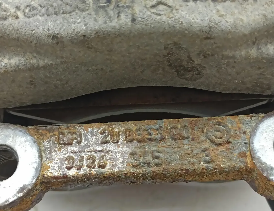 MERCEDES-BENZ M-Class W163 (1997-2005) Μπροστινή δεξιά δαγκάνα φρένου 20833300 30233693