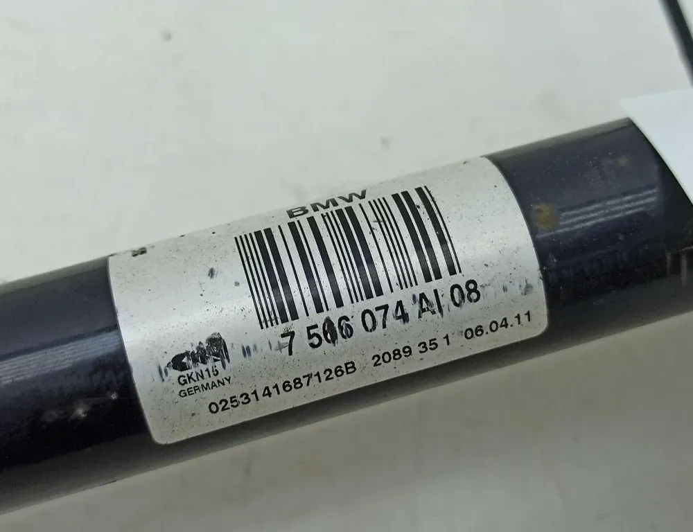 BMW 5 Series Gran Turismo F07 (2010-2017) Πίσω δεξιός άξονας μετάδοσης κίνησης 7566074 34640362