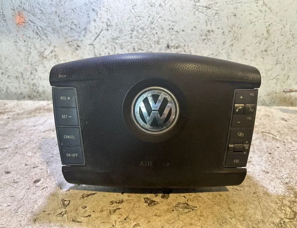 VOLKSWAGEN Phaeton 1 generation (2002-2016) Αερόσακος τιμονιού 3D0880201BL 35043809