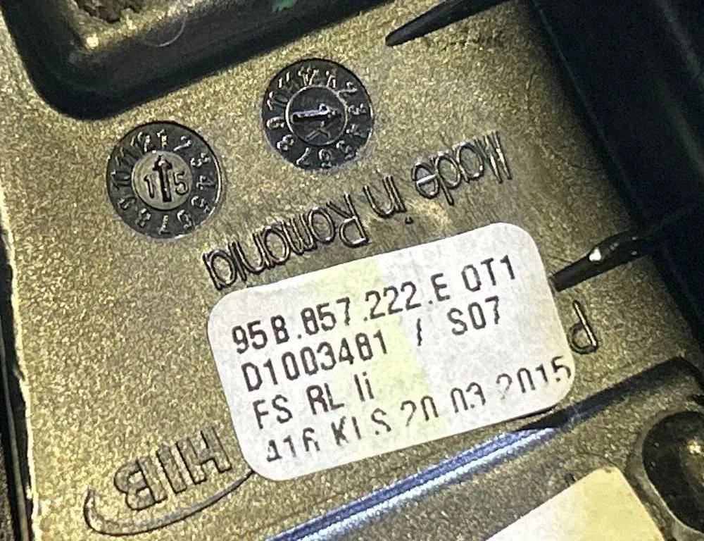 PORSCHE Macan 1 generation (2013-2023) Αεραγωγοί στο ταμπλό 95B857222E 35021280