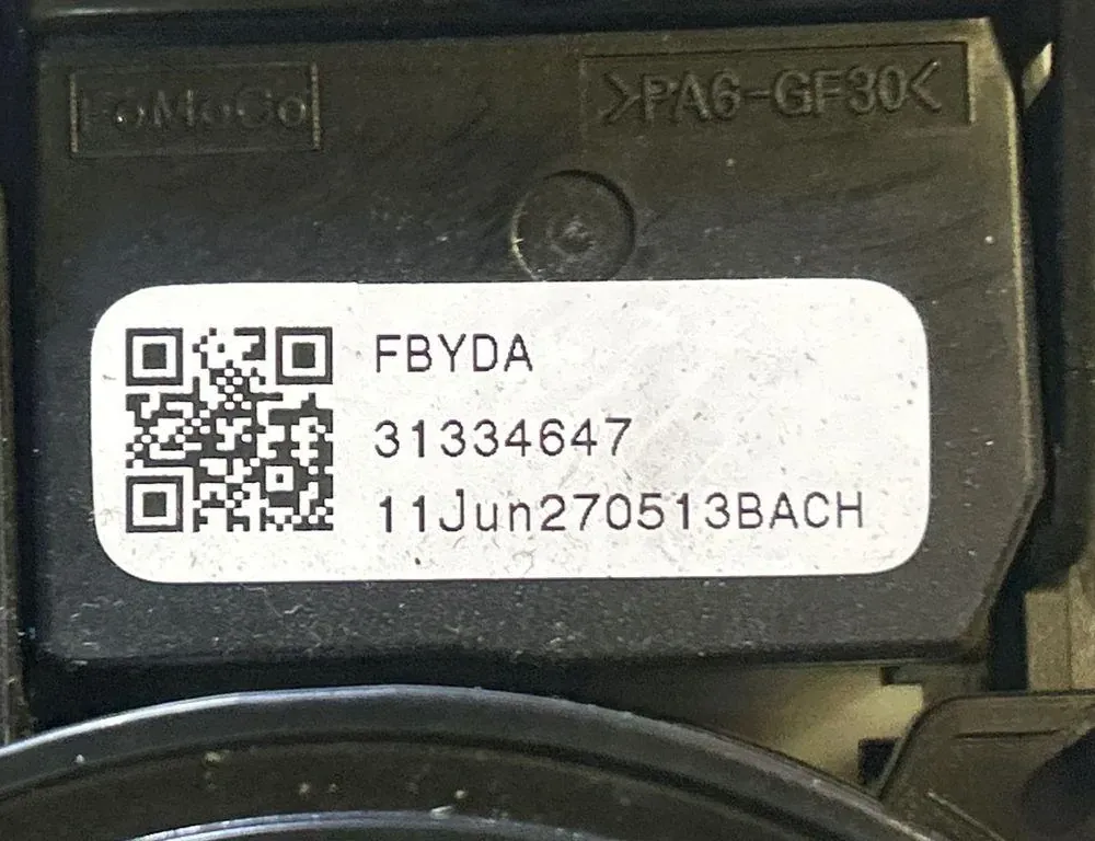 VOLVO S60 2 generation (2010-2020) Γυρίστε το κουμπί του διακόπτη 31334647 35029089