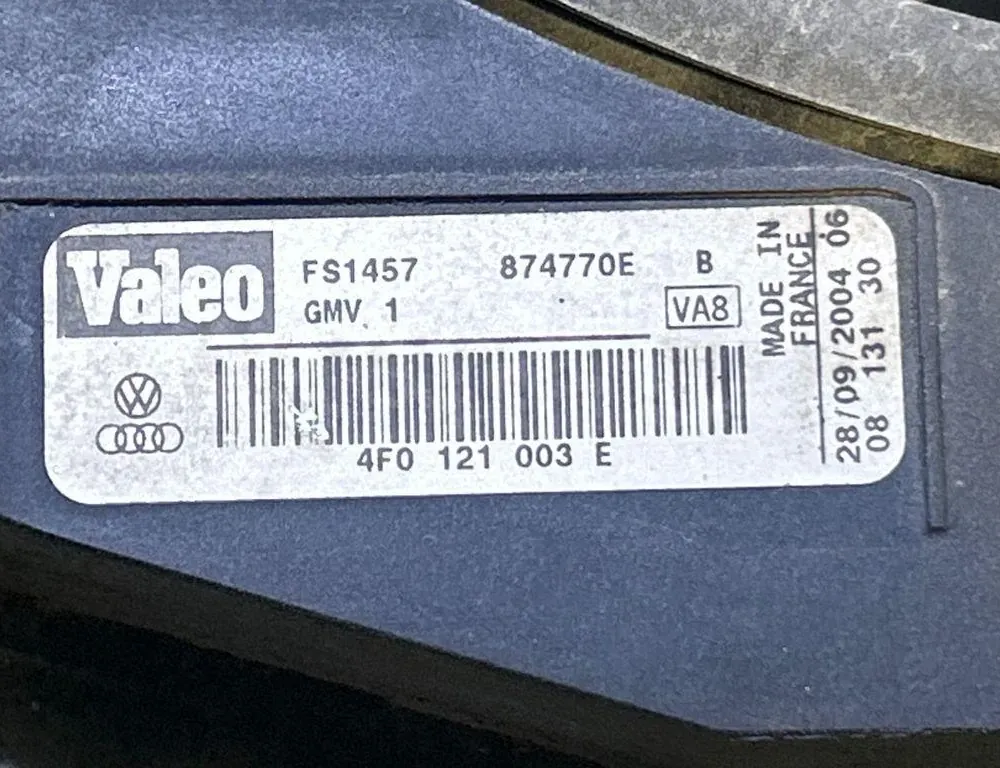 AUDI A6 C6/4F (2004-2011) Ραδιατόρας ανεμιστήρα ψύξης κινητήρα 4F0121003E,874770E,FS1457 35006835