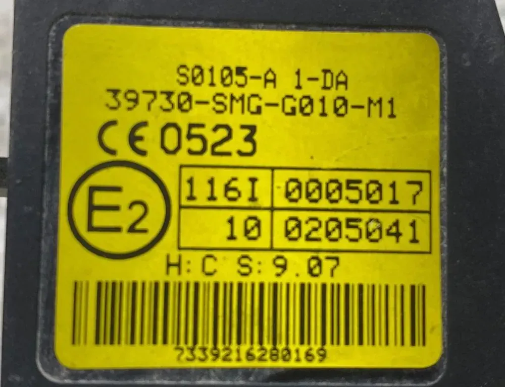 HONDA Civic Type R 8 generation (2006-2010) Κλείδωμα ανάφλεξης 0005017,0205041,S0105A1HA,39730SMGG010M1 35044453