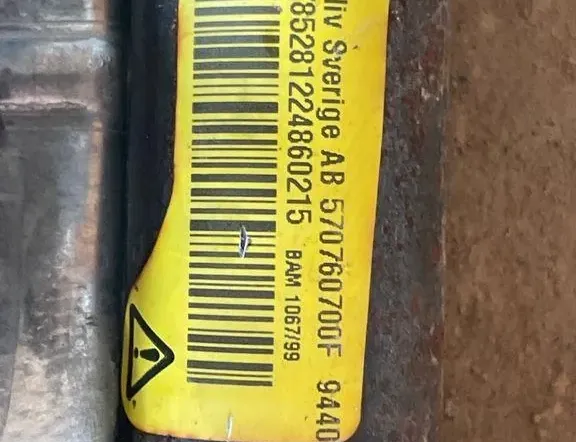 SAAB 9-3 2 generation (2002-2014) Αερόσακος Οροφής Αριστερά SRS 570760700F 35021095